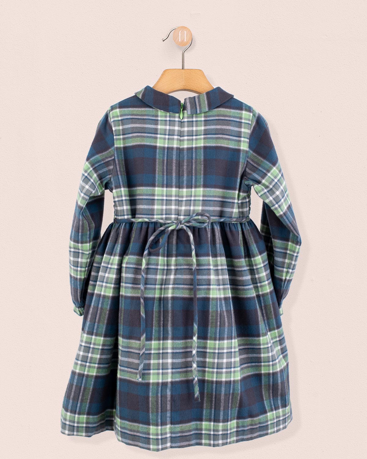 Rebecca Italian Hunter Plaid Flannel Dress